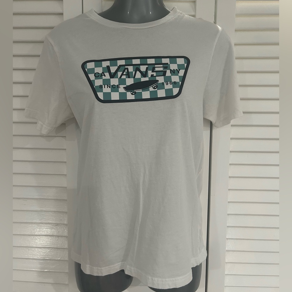 Vans white short sleeve classic fit medium tee